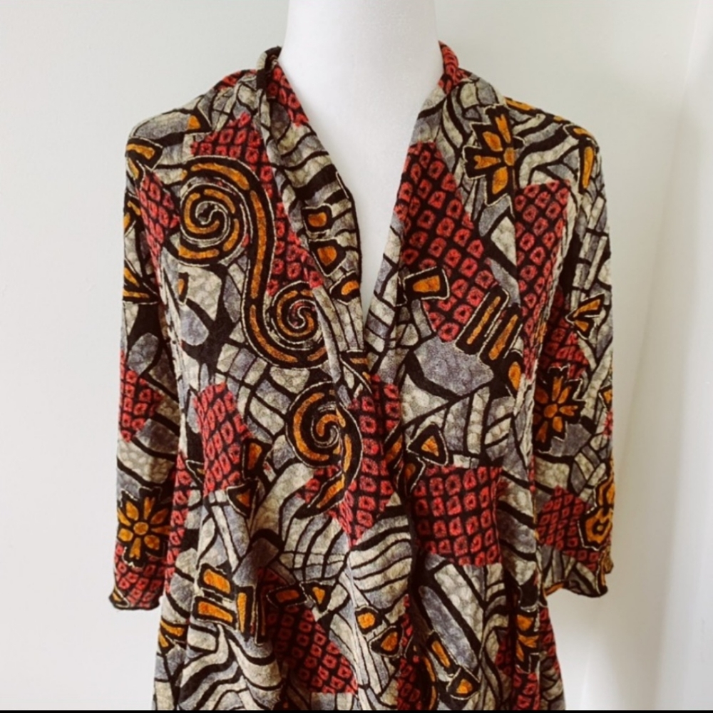 MOHITO Stunning FALL abstract two way Vest